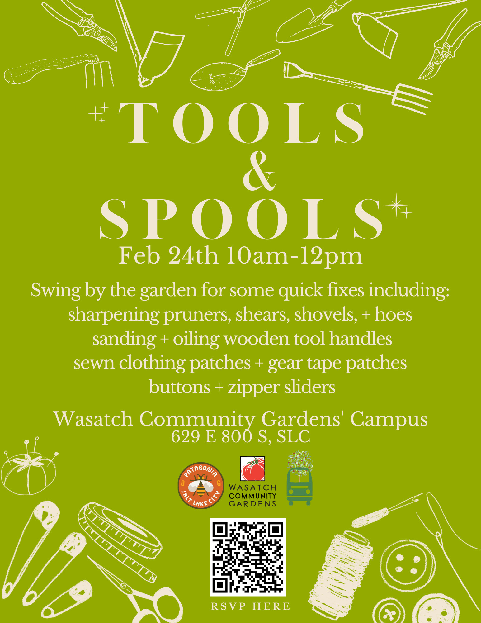 tools and spools flyer