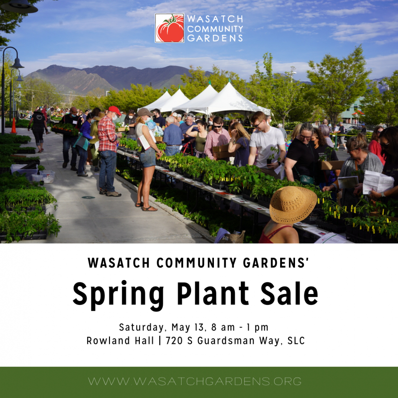 Wasatch Community Gardens&#039; Spring Plant Sale Takes Place Saturday, May 13